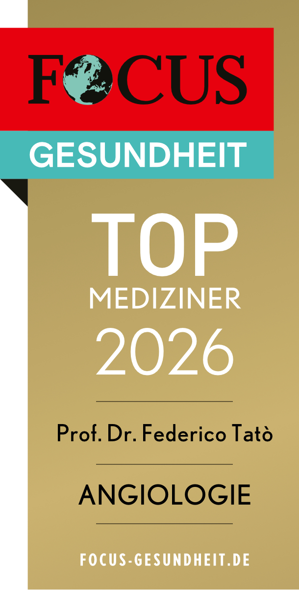 FOCUS Gesundheit Top Mediziner 2025 - Prof. Dr. Federico Tato, Angiologie